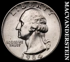 1964-D Washington Quarter- Silver- Choice Gem Brilliant Unc Luster #J5804