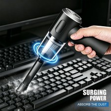 Vacuum Cleaner Compressed Air Duster Handheld Dust Cleaning for Car Home
