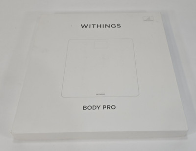 Brand New Withings Body Pro Smart Wi-Fi Scale White WBS09 BMI Free S&H