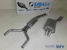 IMASAF Auspuff Set Mitteltopf+Endtopf f&uuml;r Mercedes 380 SL V8 R107/W107 1980-1985