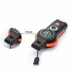 New 7 in 1 Emergency Survival Camping Hiking Whistle Compass Thermometer LED — photo 4