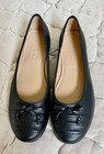 Hotter Emmy Black Leather Comfort Ballet Flats Shoes Sz 10 New ? — photo 2