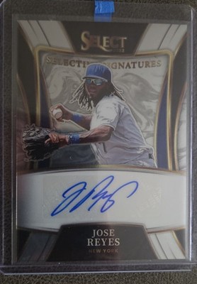 2022 PANINI SELECT SELECTIVE SIGNATURES JOSE REYES AUTOGRAPH CARD #/73 NY METS 