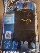 Rubies Dc Comics Deluxe Batman Adult Men Costume Superhero Plus 46-52 Chest