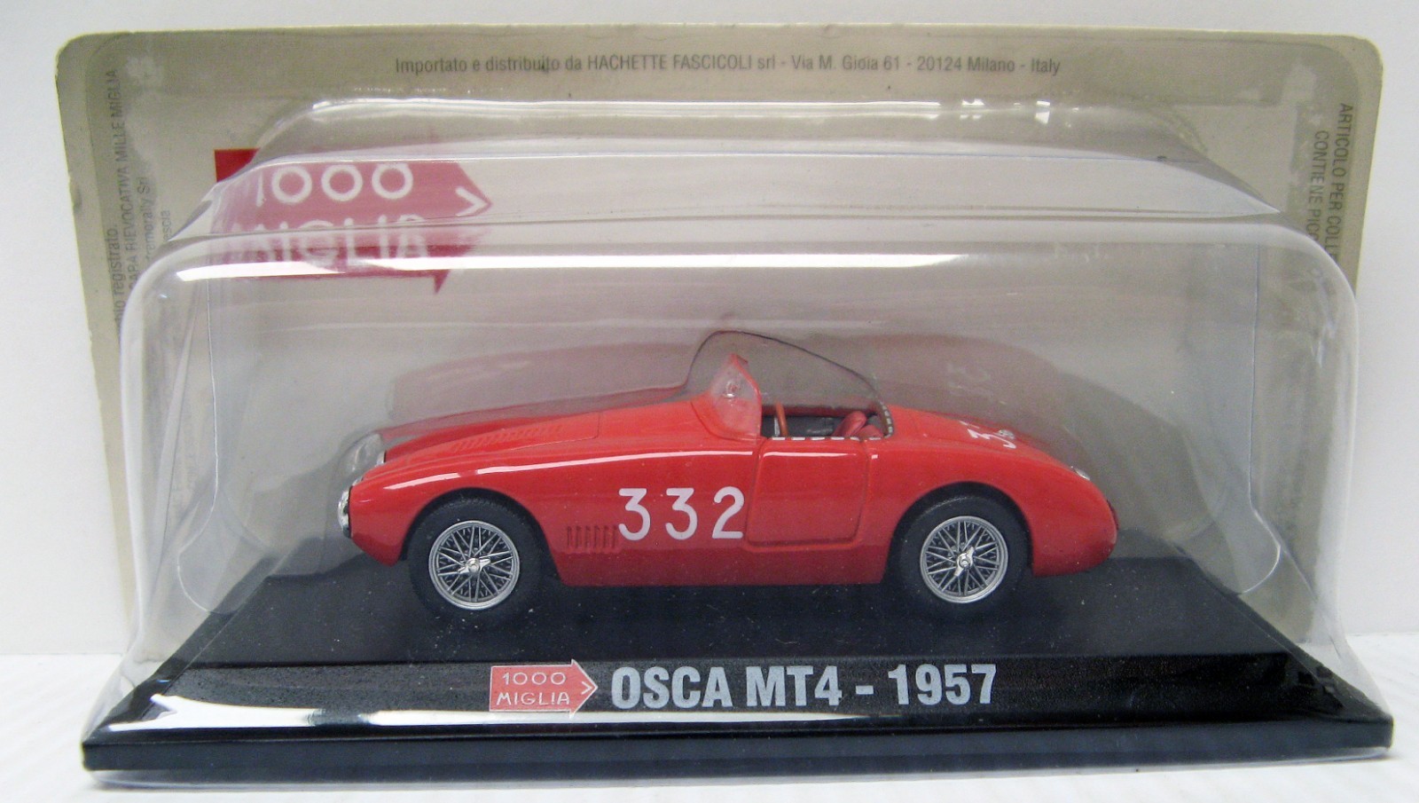 1957 OSCA MT4 Mille Miglia #332 1/43 Metro Hachette MP