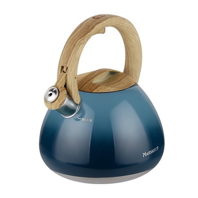 Tea Kettle 2.6 Quart Food Grade Stainless Steel Whistling for All Heat Sources