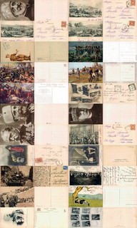 postcards FOREIGN MILITARY REGIMENTAL lot 22 pieces code 028S