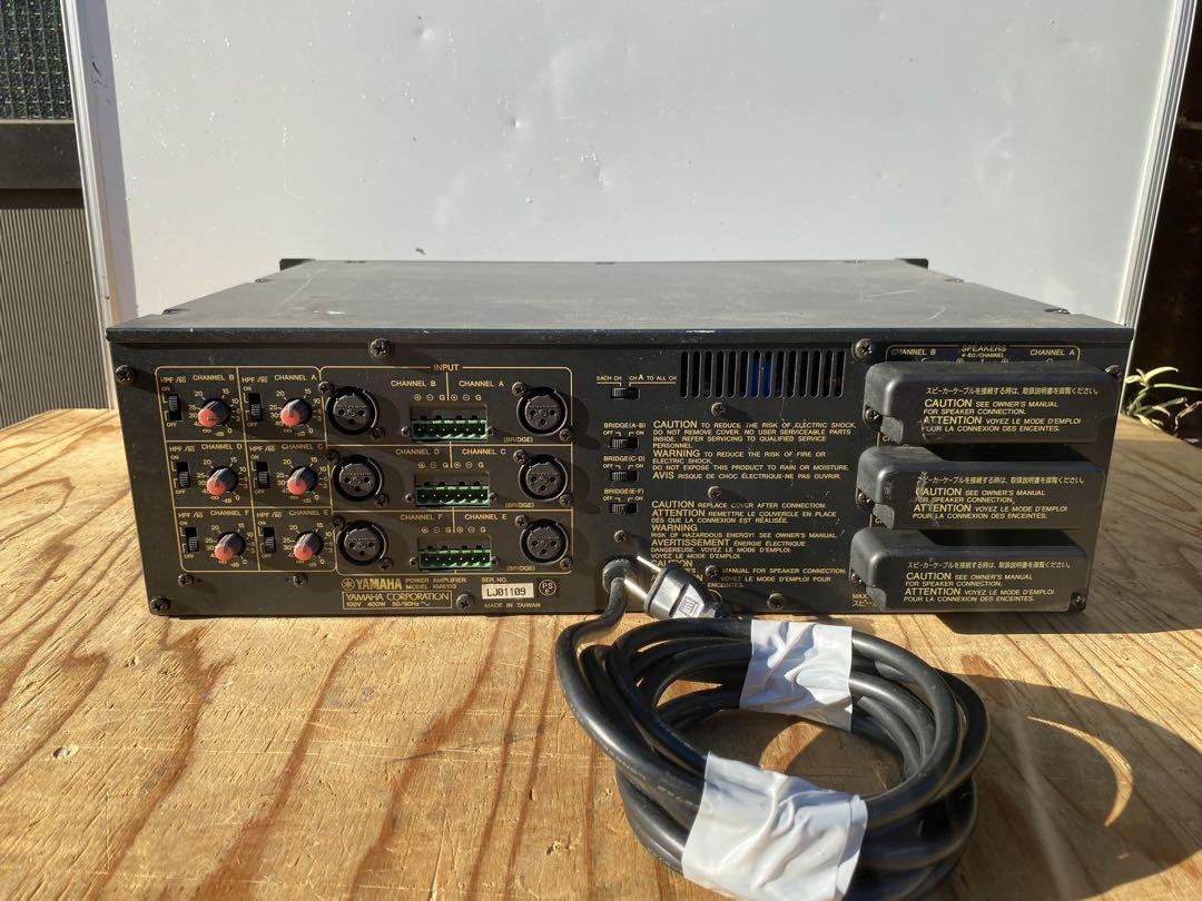 YAMAHA パワーアンプ　XM6150 YAMAHA XM6150 XM series Power Amplifier 6-Channel 100V 50