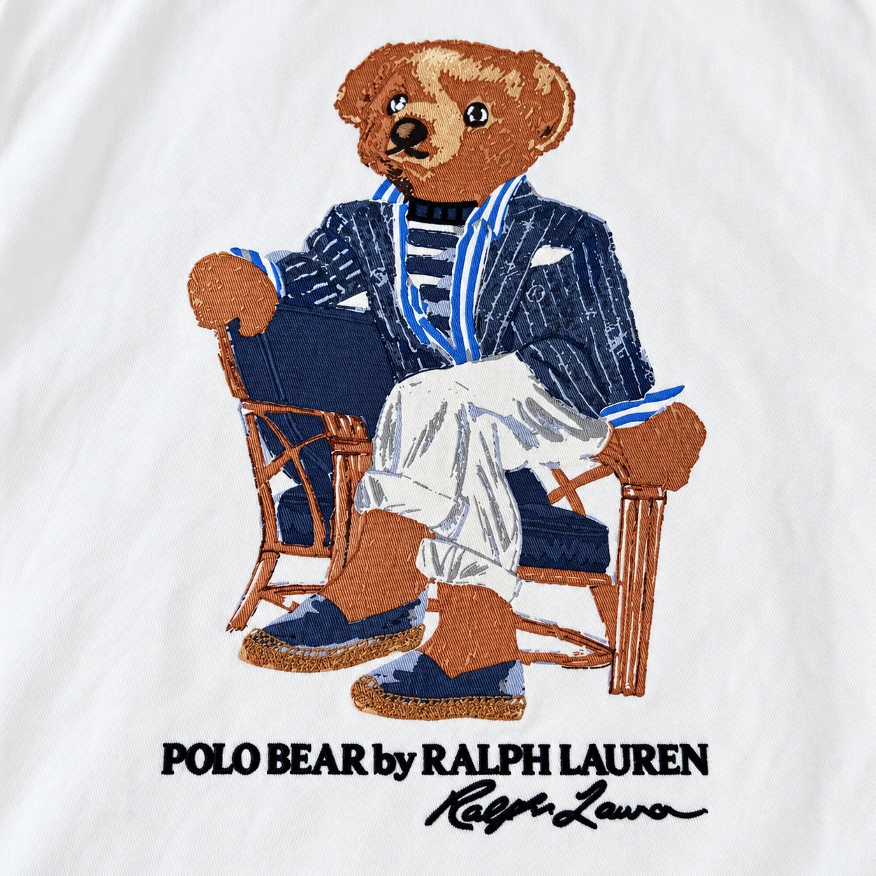 Ralph Lauren Polo Bear Jacket Exclusive Blouson in White - product detail image 4