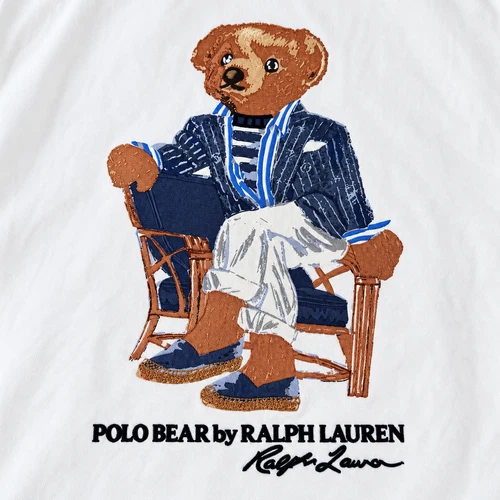 Ralph Lauren Polo Bear Jacket Exclusive Blouson in White image 4
