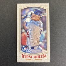 2016 Topps Gypsy Queen Mini Corey Seager # 7 Batting Variation RC Rookie Dodgers