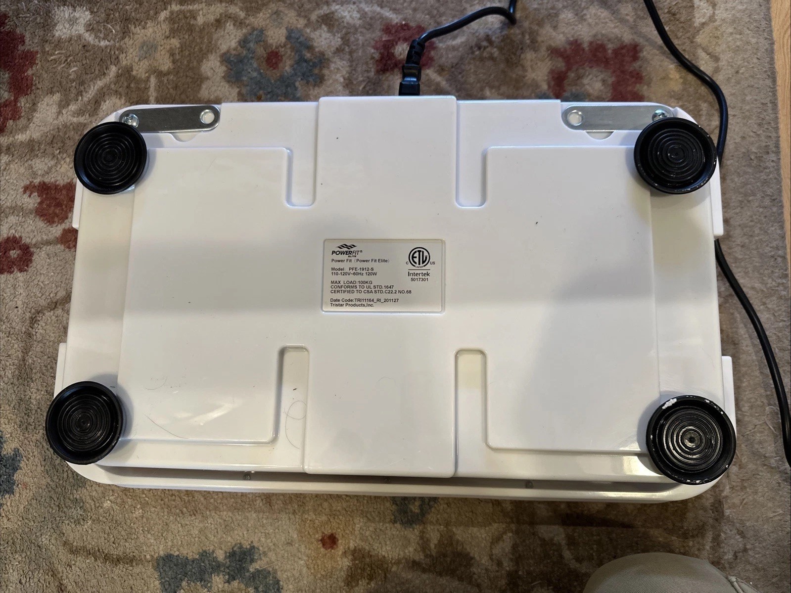 Powerfit Elite Deluxe Vibration Exercise Board Model PFE-1912-s Works Great