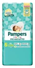 Pampers Baby-Dry 6 15-30 Kg. 13 Diapers XL Made In Italy