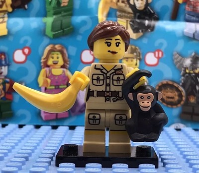 Lego CMF Serie 5 Tierpfleger & Schimpanse Affe Minifigur