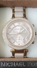 Orologio Donna Cronografo Michael Kors Parker MK5896 - Scatola Oro Rosa/Rosa Blush