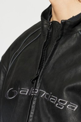 BALENCIAGA Black Leather Jacket New & Authentic | eBay