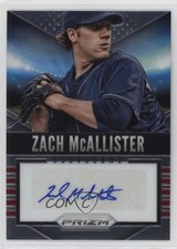 2014 Panini Prizm Signatures Zach McAllister #8 Auto fm0