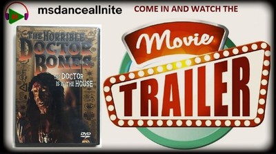 The Horrible Doctor Bones (DVD,2000,Full Moon) Horror,Thriller,Music,Rap,NEW!