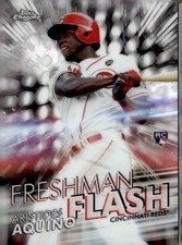 2020 Topps Chrome #FF-2 Aristides Aquino Freshman Flash