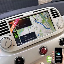 Für Fiat 500 2007-2015 Android15 Autoradio Apple Carplay Navi RDS Bluetooth WIFI