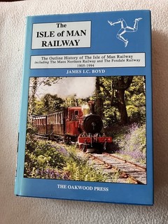 THE ISLE OF MAN RAILWAY VOLUME II 1905 1994 Boyd James I.C Hardback Oakwood