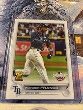 2022 Topps Opening Day Baseball WANDER FRANCO #208 Rookie Cup RC Tampa Bay Rays