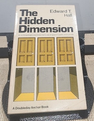 The Hidden Dimension by Edward T. Hall Vintage 1966