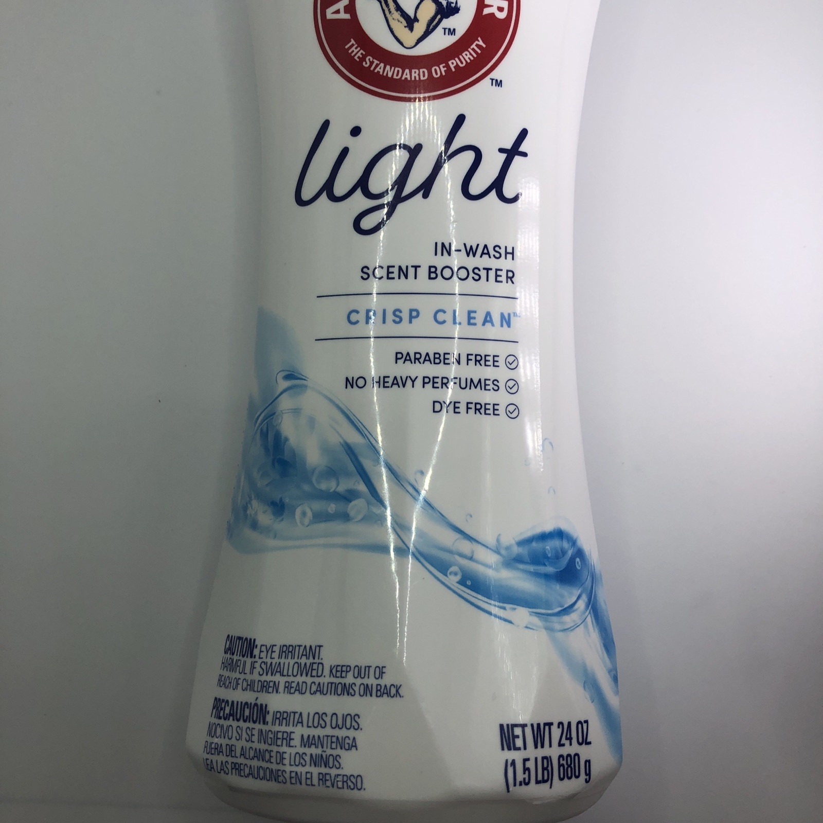 3 Pack Arm & Hammer Light In-Wash Scent Booster Crisp Clean 24oz Laundry