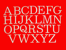 Laser Schnitt Holz Buchstaben 3-50cm MDF Alphabet Wandkunst Zeichen Deko UK