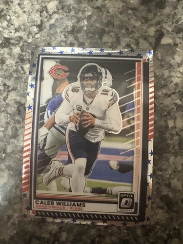 2025 Panini Donruss Optic: Caleb Williams #8 Stars Prizm Emoji SP