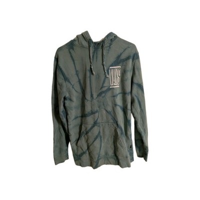 Vans  Off The Wall  Green Tie-Dye Logo Hoodie Sweatshirt Men s Size Medium R