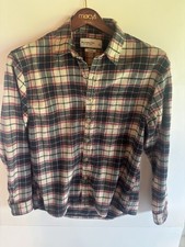 Abercrombie Fitch Men's S Relaxed Plaid Flannel Button-Up size Small