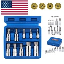 Superior Durability 10-Piece Triple Square Bit Socket Set for Professionals