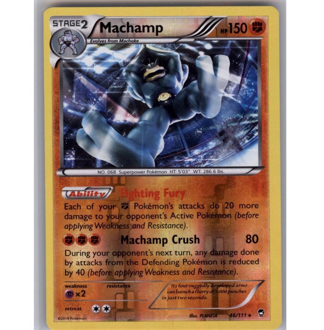 Machamp Reverse Holo Holo Rare XY - Furious Fists 46/111 NM