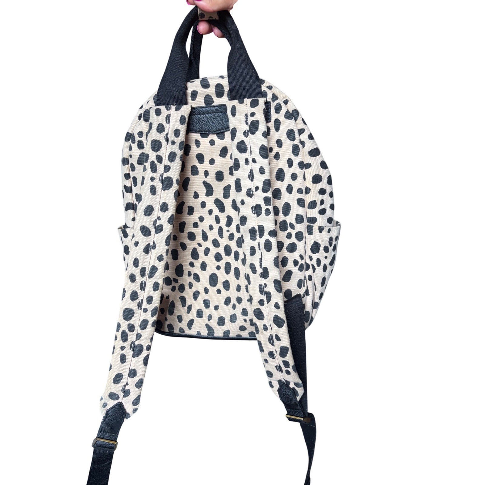 Universal Thread Mini Backpack Canvas Animal Prin… - image 3