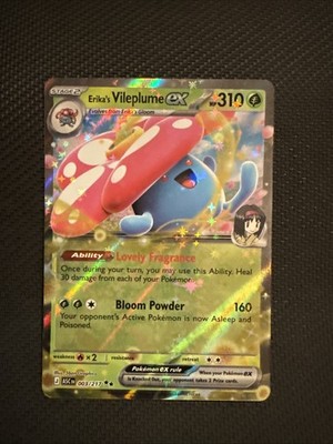 Erika's Vileplume Ex 003/217 Ascended Heroes Pokemon | eBay