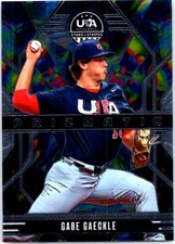2026 Panini Stars & Stripes Prizm USA Baseball #4 Gabe Gaeckle Prizmatic