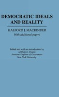 Democratic Ideas And Reality | Halford John Mackinder | Buch | Gebunden | 1981