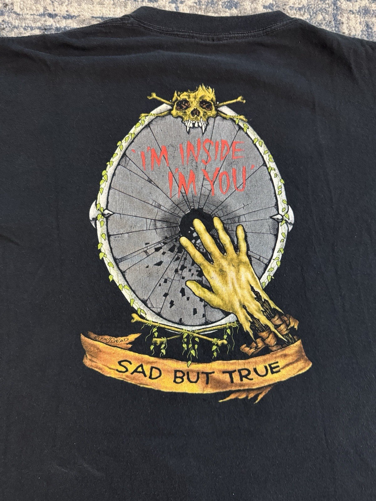 Vintage 1991 Metallica Sad But True Pushead T Shirt S… - Gem