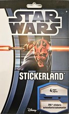 Lot 4 Large Star Wars - Sticker Decal Sheets - Lucasfilm - 10" x 17"