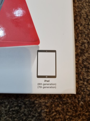 DUXPLUS DUO SMART CASE for iPAD 8th & 7th Generation STM Red RRP £30 - Zdjęcie 2 z 4