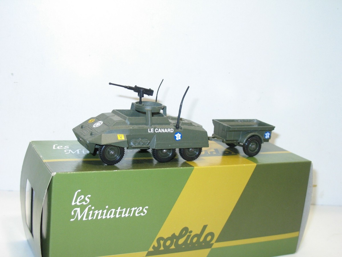 Solido: US Combat Car M-20 mit Anhänger (Gebraucht) in Niederhasli für