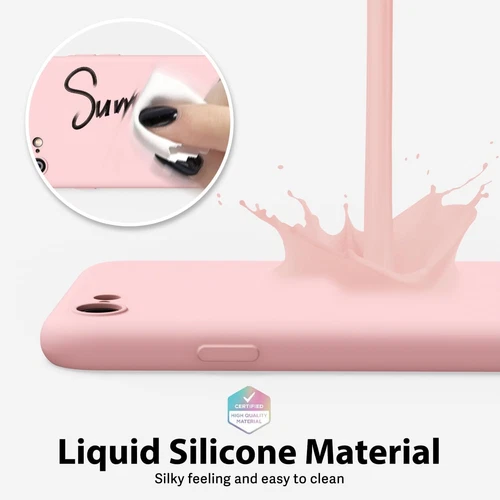 Custodia in silicone per iPhone 8 Plus 7 Plus con protezione schermo cover telefono nuova - Foto 8 di 16