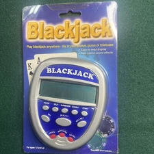 HANDHELD TRAVEL ELECTRONIC VIDEO BLACKJACK GAME (New In Package)