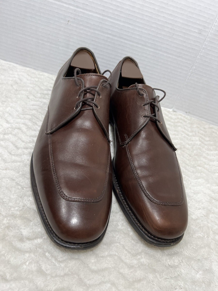 Allen Edmonds Burton Mens Sz 11D Brown Leather Apron Toe  display picture 2