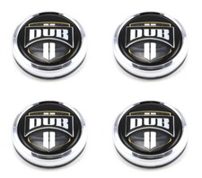 4x New Dub Wheels 1003-07-04 1003-07 Chrome Rim Wheel Snap In Center Caps