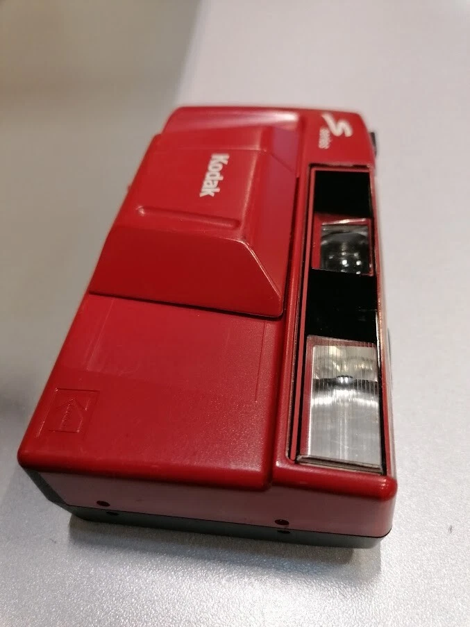 Kodak S100 EF Vintage Kamera Rot Nicht Getestet - Bild 4 von 4