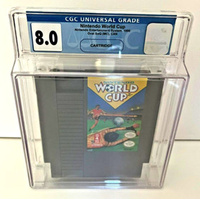 Nintendo World Cup Soccer Nintendo NES (1990) Cartridge CGC 8.0