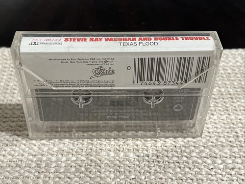 Stevie Ray Vaughn and Double Trouble Texas Flood (Cassette, 1983, Epic) - Picture 2 of 4