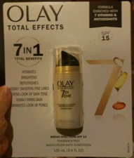 OLAY Total Effects 7-in-1 Total Benefits Moisturizer SPF 15 Frag Free 3.4oz
